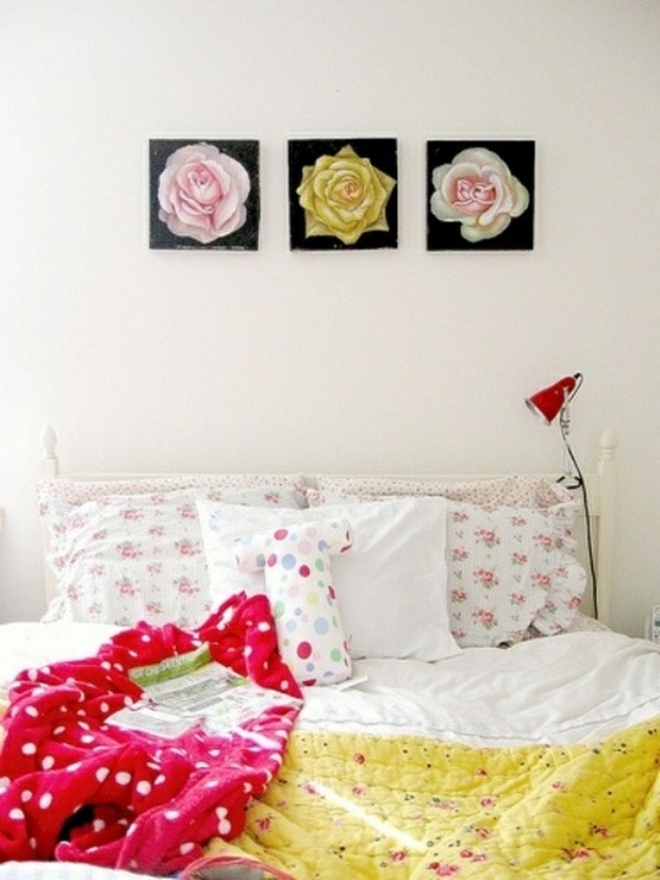 bedroom decoration flower frames