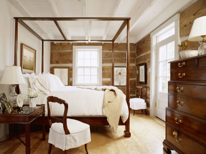 bedroom design rustic commode chair bed