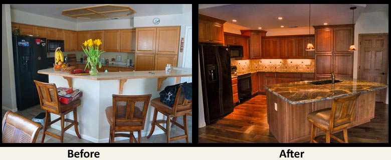 Image result for kitchen renovation before and after