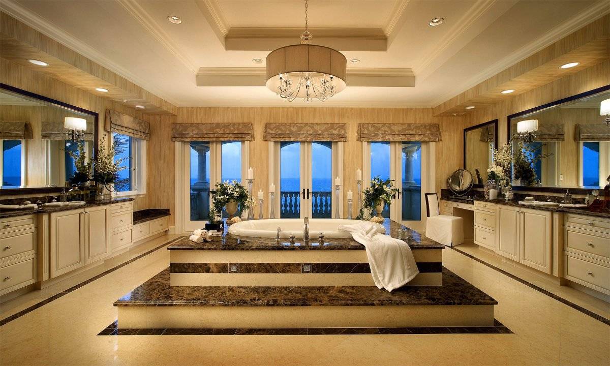 ocean view bathroom