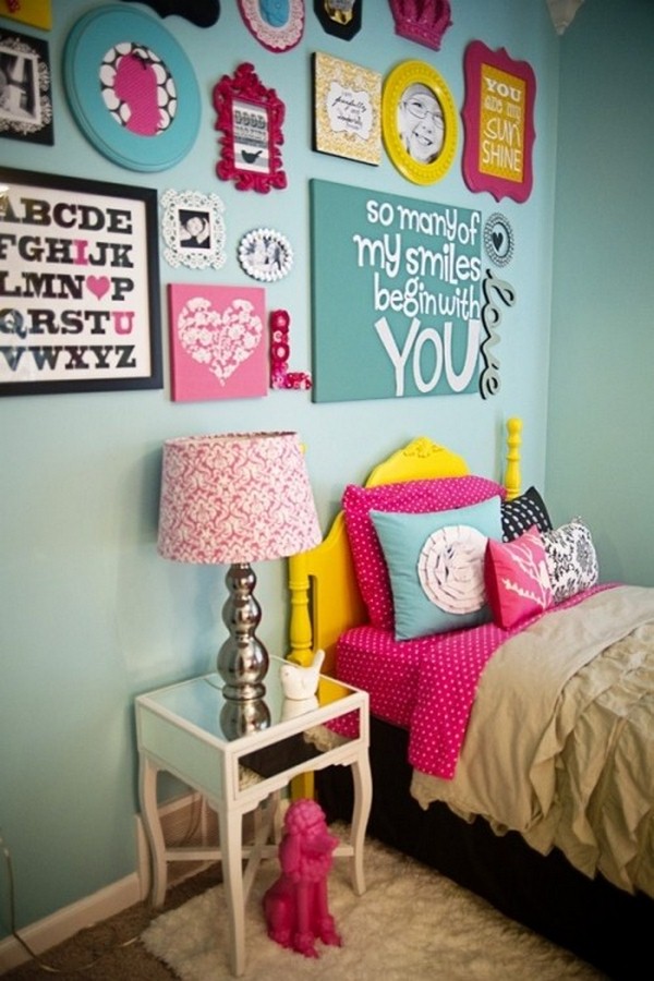 colorful decoration girl room