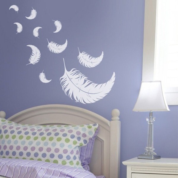 color ideas for bedroom purple wall