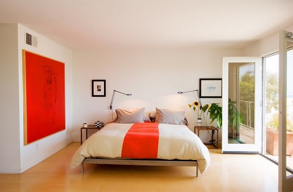 minimalist bohemian bedroom