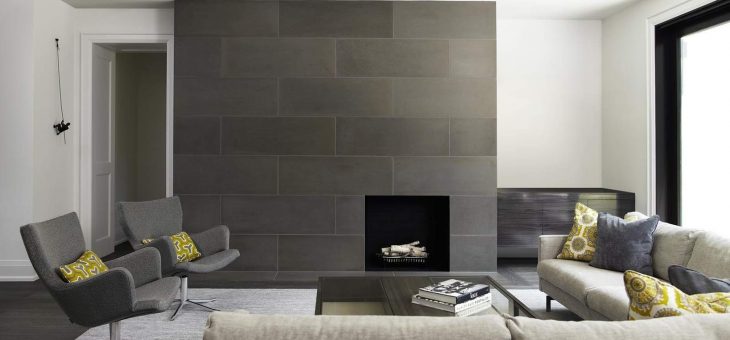 24 Ideas Of Concrete Wall With Fireplace As A Part Of Your New Interior Design