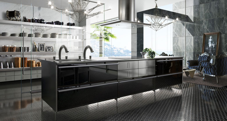 Image result for black kitchens
