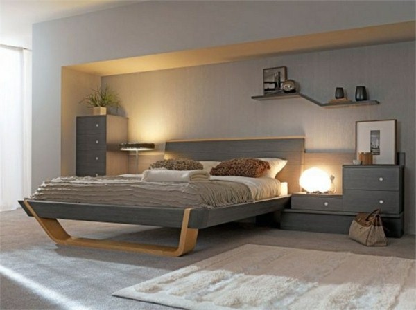 gray bedroom furniture design ideas gray double bed