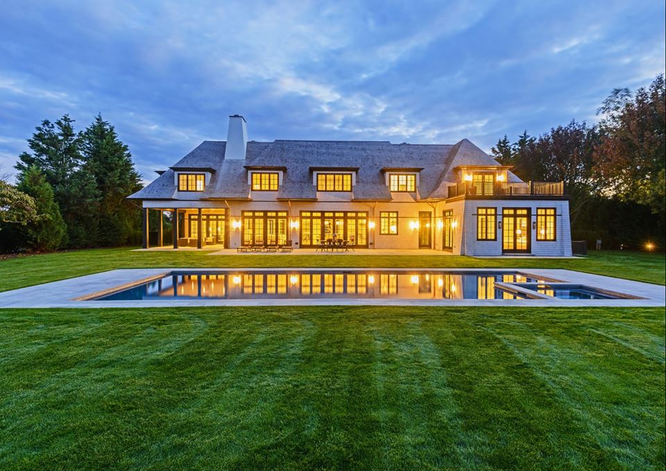 backyard with pool