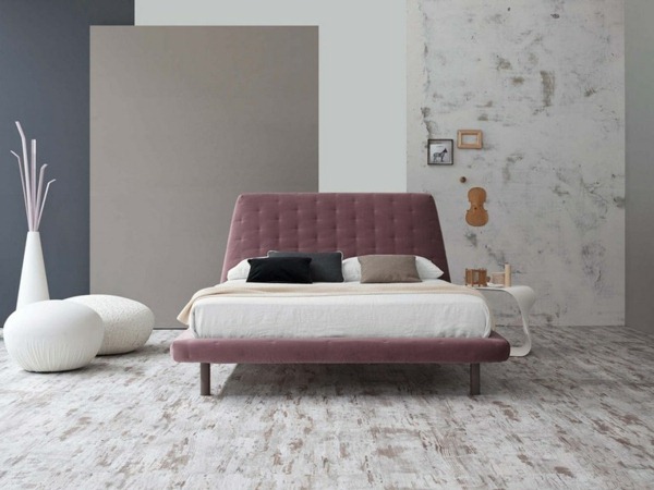 pink bed frame upholstery color wall design laminate flooring