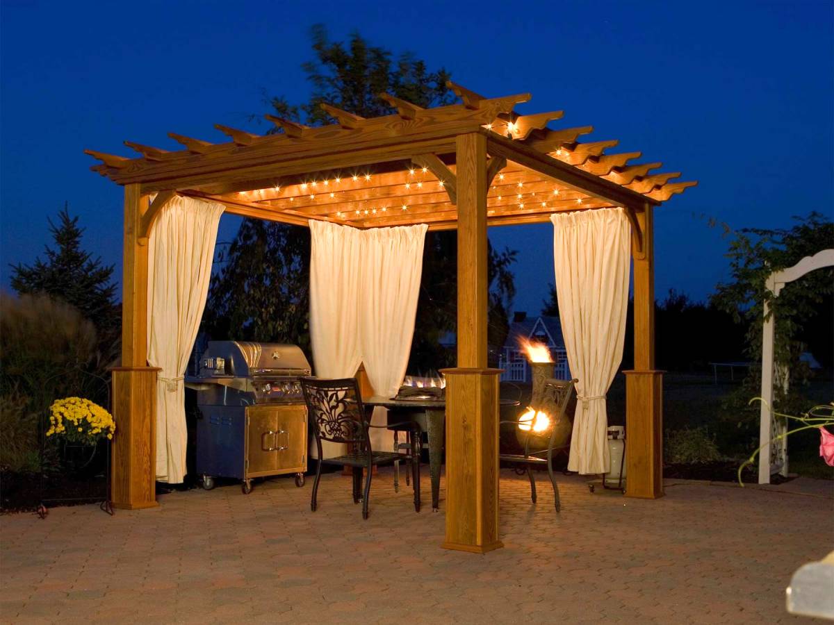 free standing pergola designs