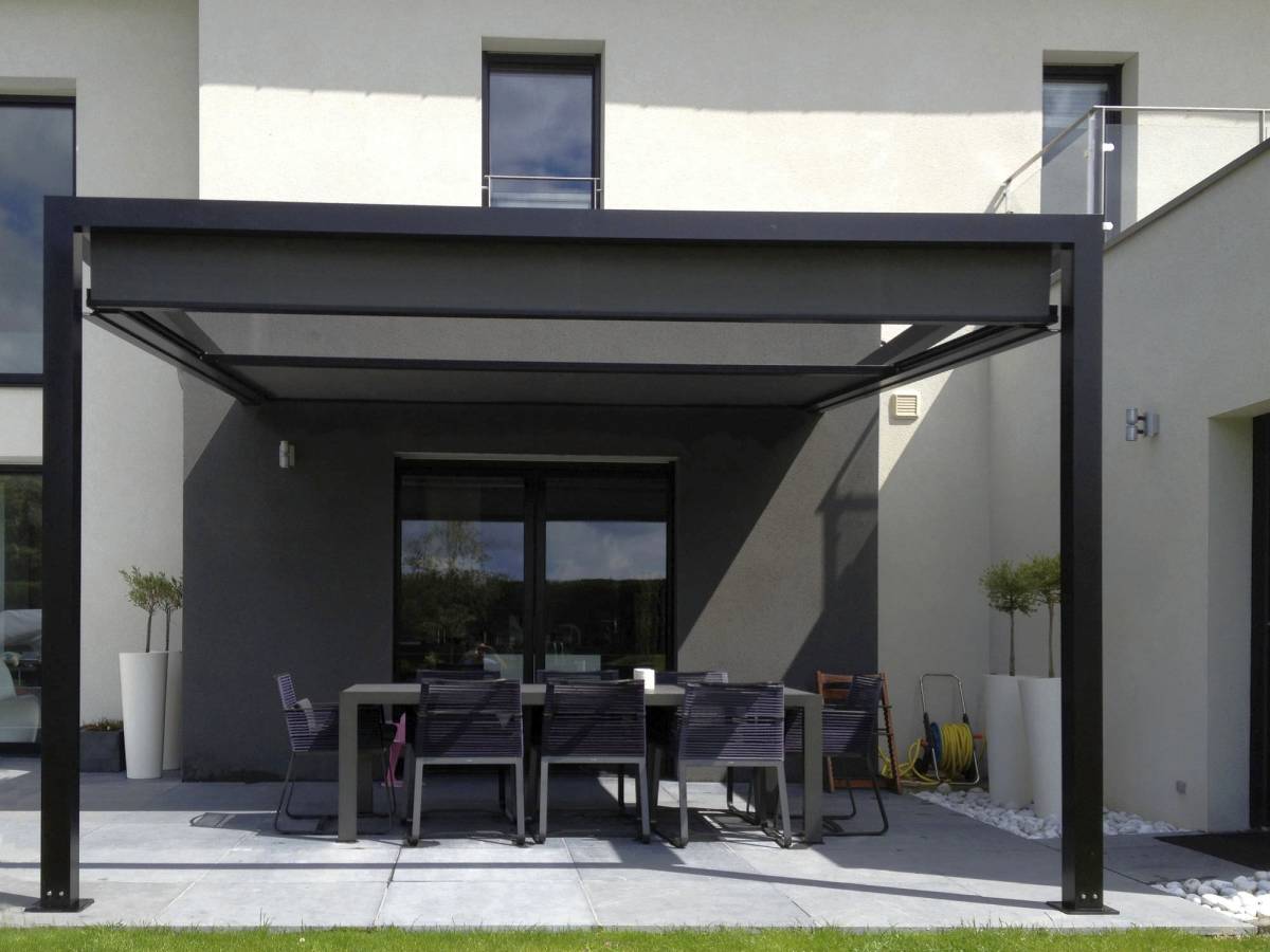 pergola designs attached to house