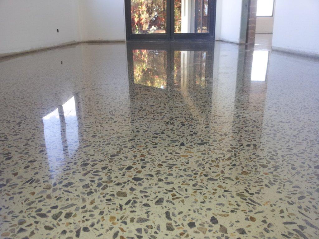 polished concrete floors pros and cons