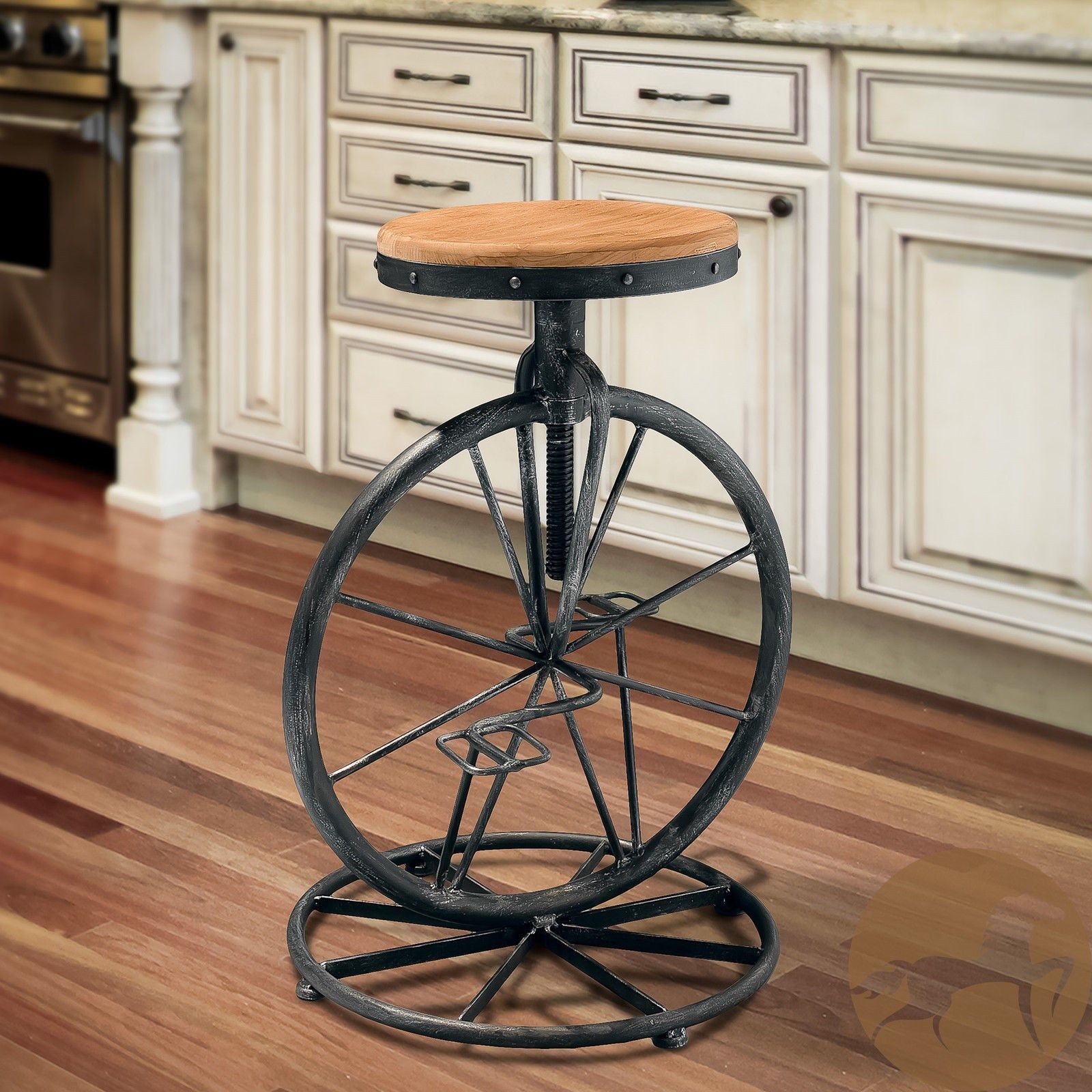 perfect-idea-of-unique-bar-stools-with-black-legs-also-brown-seat-design